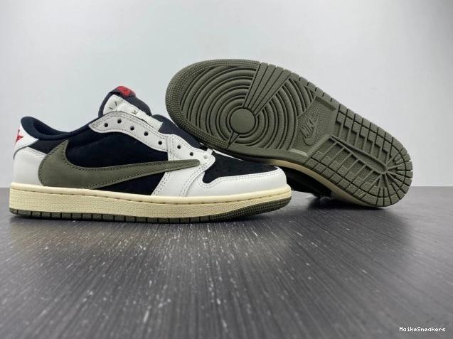MaikeSneakers Olive 1 Low x Scott Air WMNS Travis OG Jordan DZ4137-106 0809
